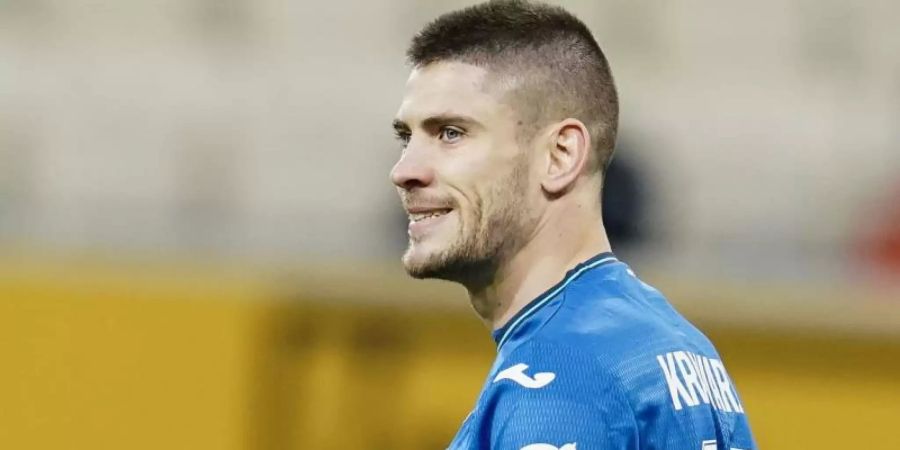 Der «Bild» zufolge will Andrej Kramaric seinen auslaufenden Vertrag bei der TSG 1899 Hoffenheim langfristig verlängern. Foto: Uwe Anspach/dpa