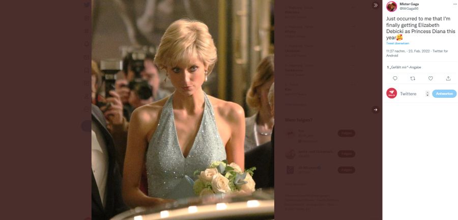 Elizabeth Debicki als Prinzessin Diana in «The Crown».