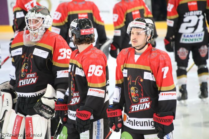 Der EHC Thun war heiss auf Spiel fünf. EHC Thun