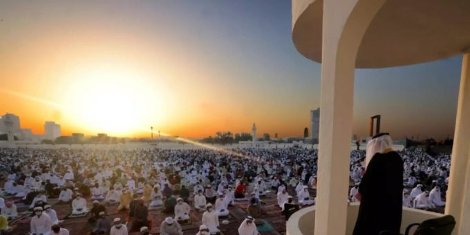 Gebet in Dubai Dubai