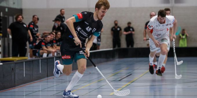 Simon Beck erzielt eine Vertragsverlägerung beim NLA-Team von Floorball Thurgau. Simon Beck - Floorball Thurgau