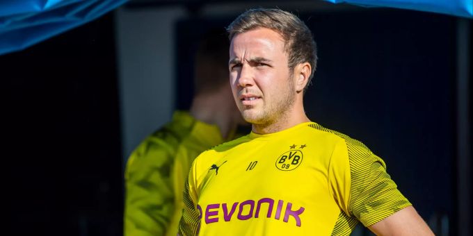Mario Götze hat beim BVB wohl keine Zukunft mehr. Mario Götze BVB