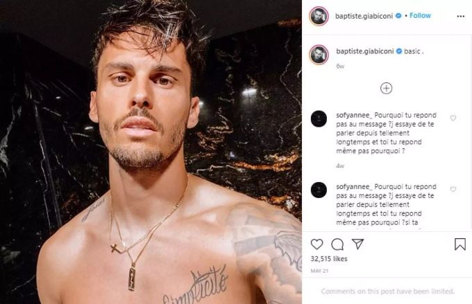 Männermodel Baptiste Giabiconi will der Haupterbe sein. bap