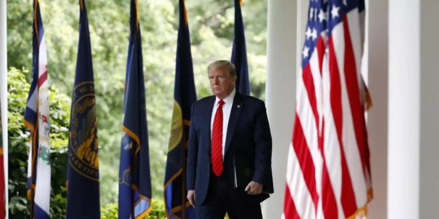 US-Präsident Donald Trump will selbst keine Maske tragen. Foto: Alex Brandon/AP/dpa