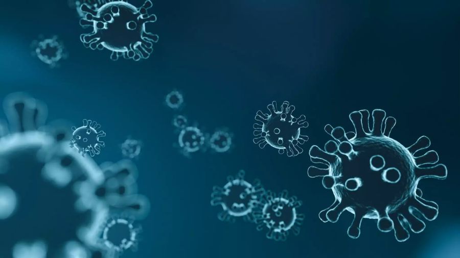 Coronavirus Illustration Grafik Supercomputer