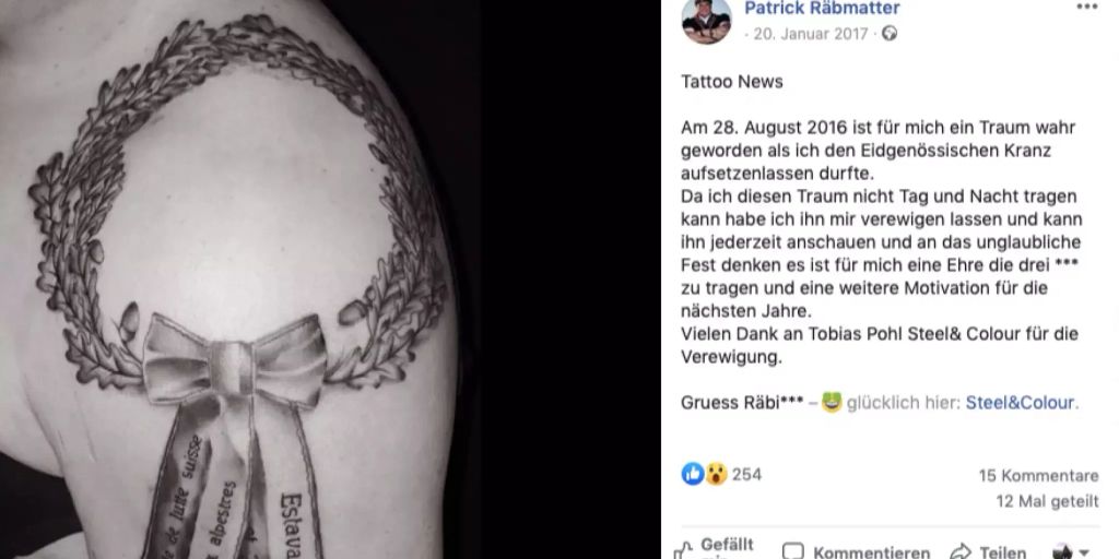 Tatöwierter Kerl Macht Seine Freundin Glücklich Tatöwierter Kerl Macht Seine Freundin Glücklich