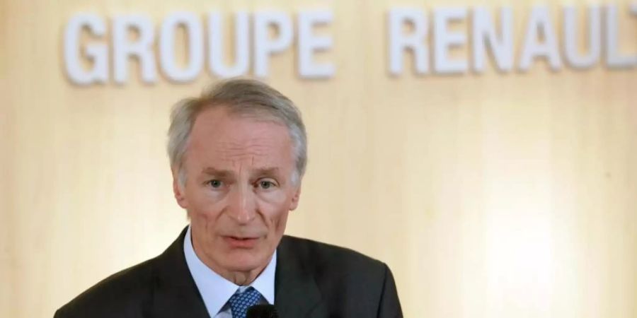 Renault-Präsident Jean-Dominique Senard. Foto: Christophe Ena/AP/dpa