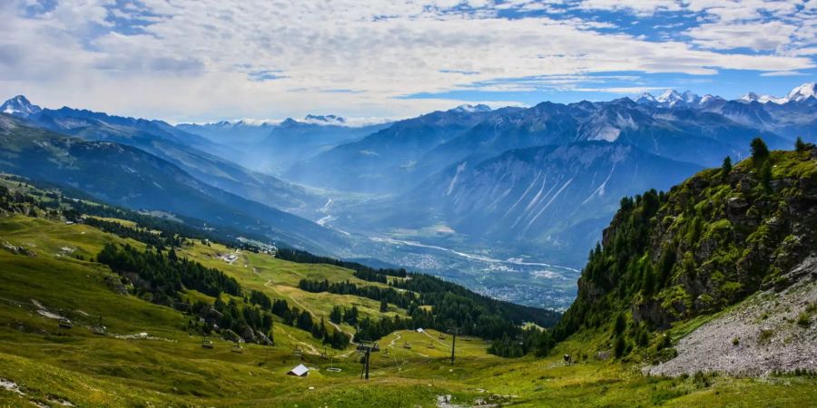 Landschaft im Wallis