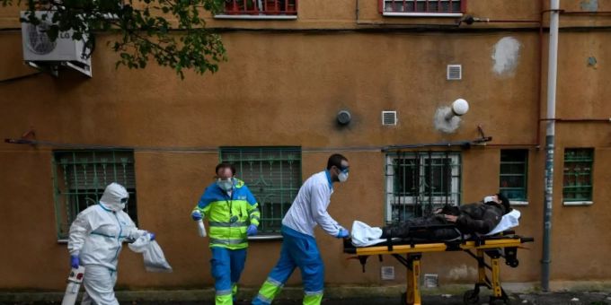 Einsatz von Rettungskräften in Madrid. (symbolbild) Spanien