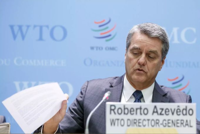 Roberto Azevedo ist Generaldirektor der Welthandelsorganisation. Roberto Azevedo Welthandelsorganisation