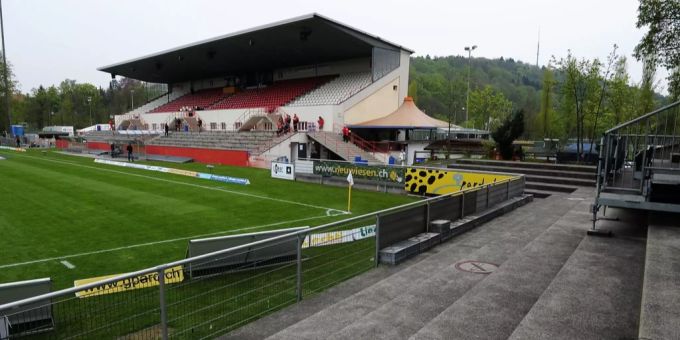 Das Stadion Schützenwiese in Winterthur ZH. stadion schützenwiese