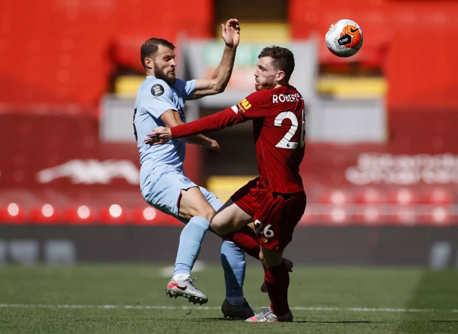 Andrew Robertson schoss Liverpool in Führung.