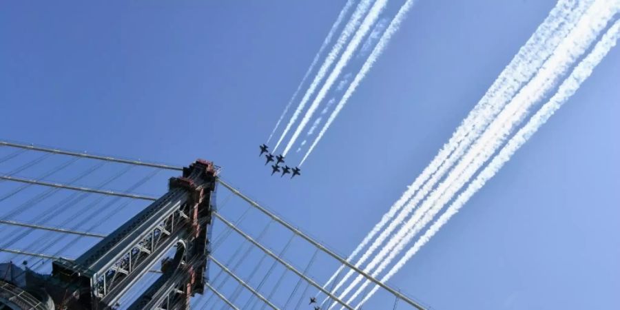 Kunstflugstaffeln über New York