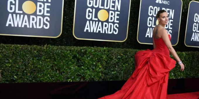 Foto von Scarlett Johansson bei Golden Globes im Januar 2020 Golden Globes