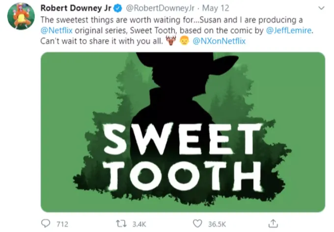 Sweet Tooth Wird Fur Netflix Verfilmt