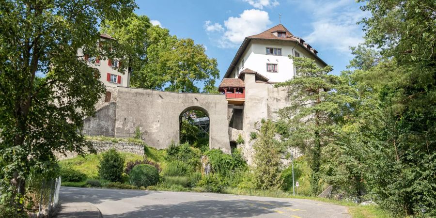 Das Schloss Biberstein in Biberstein.