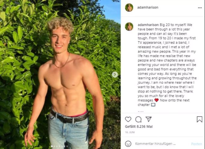 Adam Harison sorgt als Flitzer an der Euro 2020 für Aufsehen. Adam Harison Euro 2020