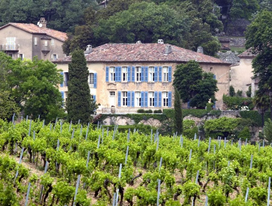 Das ehemalige Weingut von Angelina Jolie und Brad Pitt in Frankreich.