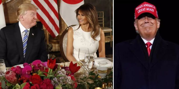 Donald Trump und Gattin Melania lassen es sich im Mar-a-Lago gut gehen. Donald Trump