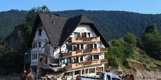 Zerstörung im Ahrtal Zerstörung im Ahrtal