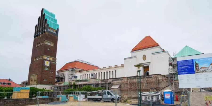 Die Mathildenhöhe in Darmstadt möchte Weltkulturerbe werden. Foto: Andreas Arnold/dpa