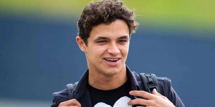 Lando Norris war nach dem Besuch des EM-Finales im Wembley-Stadion eine Uhr gestohlen worden. Foto: Georg Hochmuth/APA/dpa