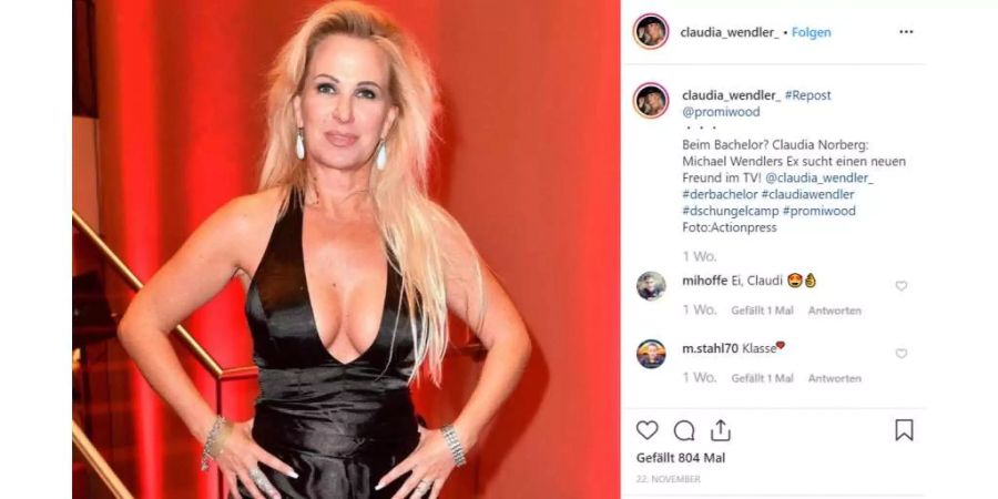 Claudia Norberg soll in Florida wieder als Single durchs Leben gehen.