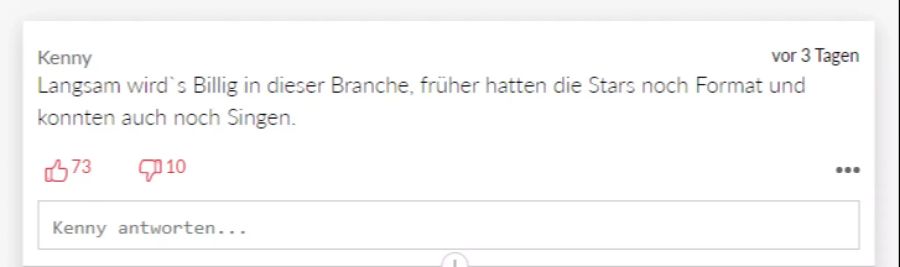 «Kenny» ist unzufrieden mit den Entwicklungen im Schlager-Business.