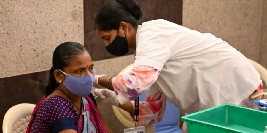 Corona-Impfung in Indien