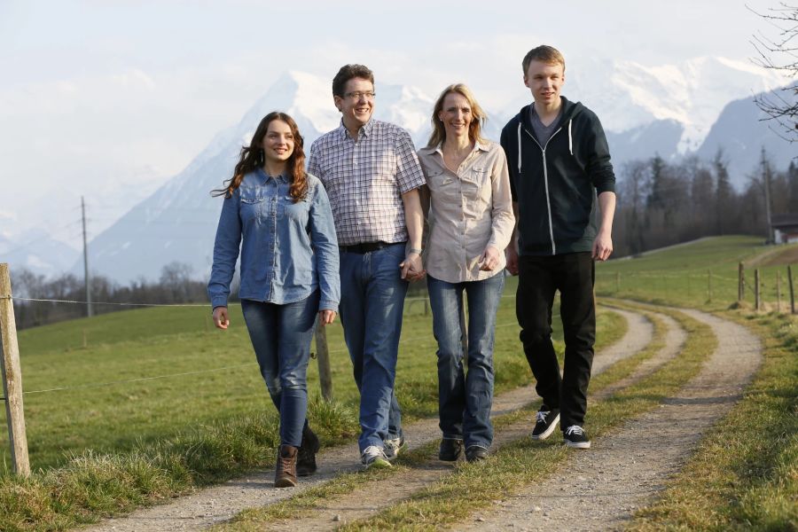 Das Ehepaar hat zwei gemeinsame Kinder: Sohn André und Tochter Sarina.