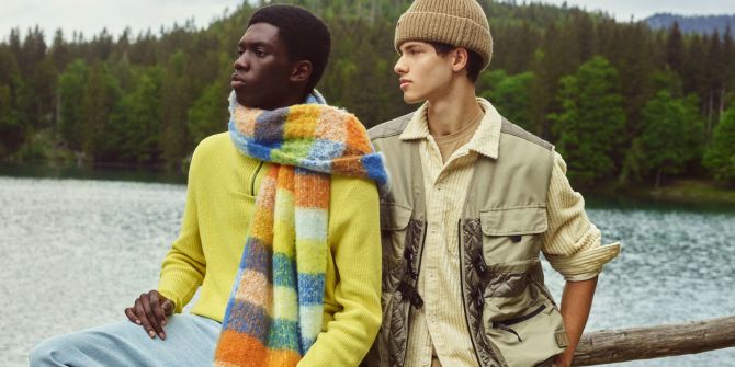 Model Mann See Winter Herbst Menswear