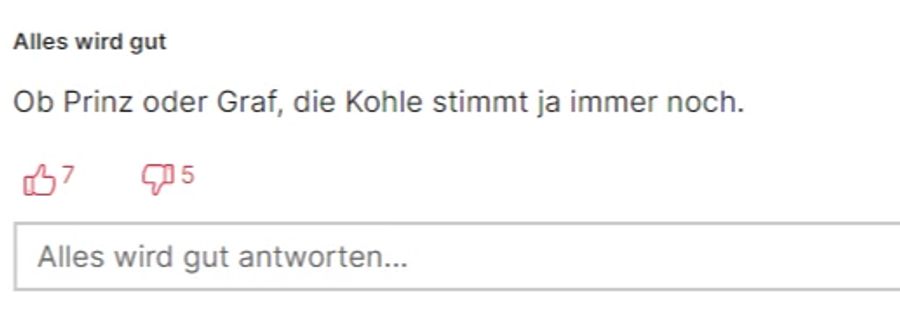 Für «Alles wird gut» geht es sowieso nur ums Geld.