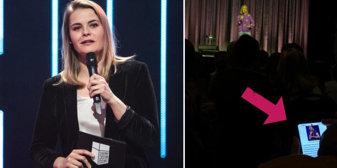 Lustig! - Hazel-Brugger-Fan muss sie während Vorstellung googeln
