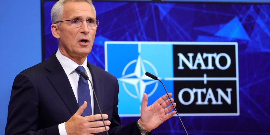 Nato-Generalsekretär Jens Stoltenberg äussert der Militärallianz in Brüssel.