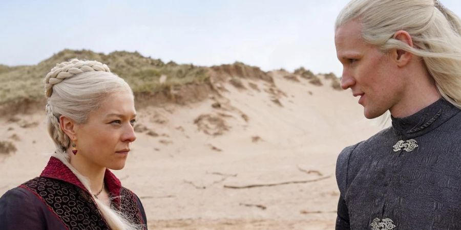 In der neuesten «House of the Dragon»-Episode hecken Rhaenyra (l.) und Daemon Targaryen einen ziemlich genialen Plan aus.