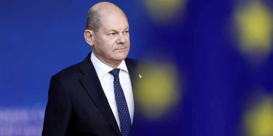 Bundeskanzler Olaf Scholz (SPD) in Brüssel