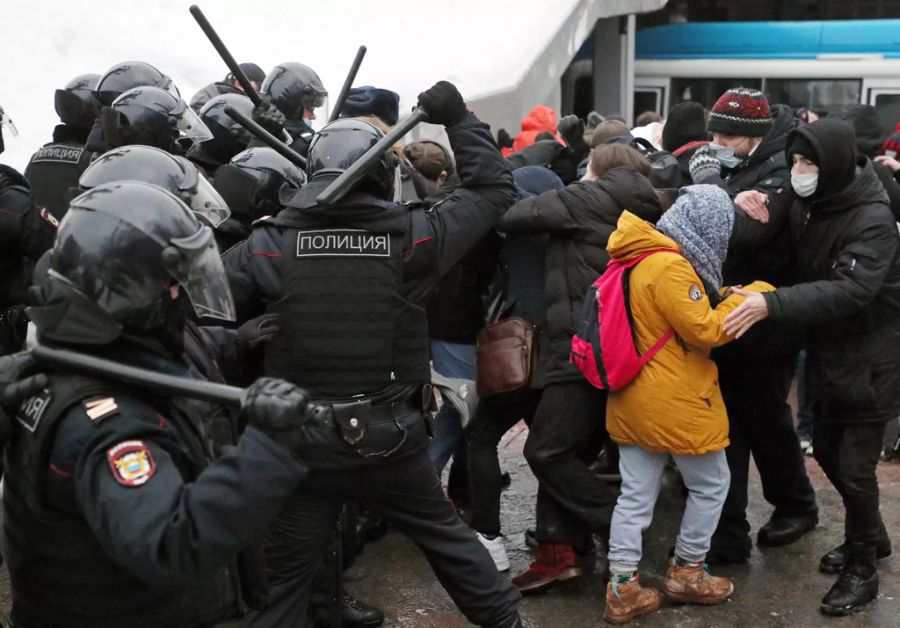 Russland Proteste Putin Nawalny