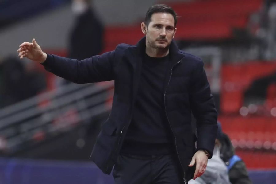 Frank Lampard, Trainer FC Chelsea, kann mit seinen Spielern den Achtelfinal planen.