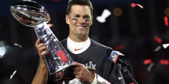 Siebter Super Bowl für Brady. Das ist Rekord. Super Bowl