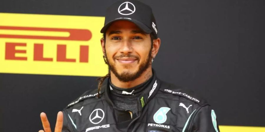 Lewis Hamilton kann beim Grossen Preis der Türkei seinen siebten WM-Titel holen. Foto: Mark Thompson/Pool Getty/AP/dpa