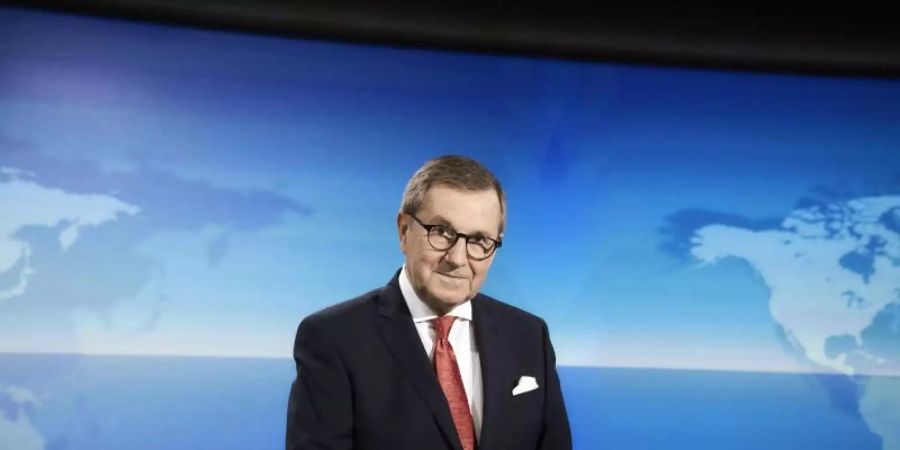 Jan Hofer verabschiedet sich als Chefsprecher der «Tagesschau», aber nicht von der Bildfläche. Foto: Hendrik Lüders (BFF)/dpa