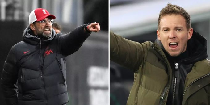 Jürgen Klopp und Julian Nagelsmann treffen in der Champions League aufeinander. Champions League