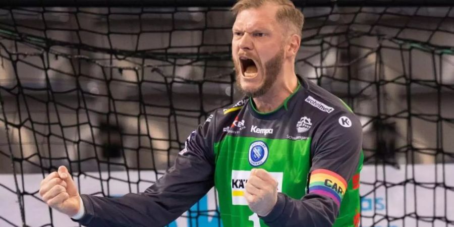 Handball-Torhüter Johannes Bitter will unbedingt zur Handball-WM. Foto: Tom Weller/dpa/Archiv