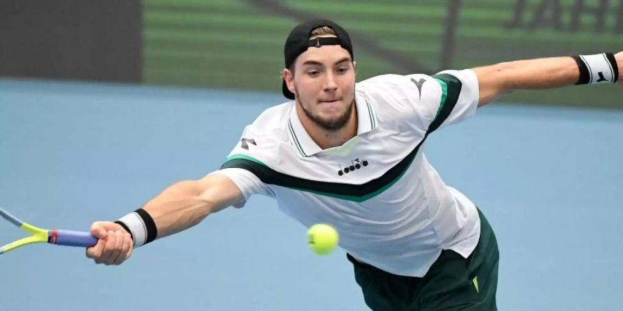 Startet sein Tennis-Jahr in der Türkei: Jan-Lennard Struff. Foto: Helmut Fohringer/APA/dpa