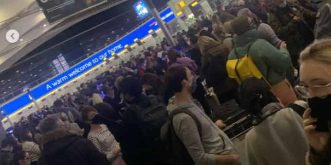 Mutation schottet ab - Bilder zeigen Mega-Chaos an Londoner Flughafen