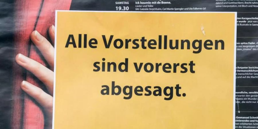 Bund und Länder wollen wegen der Corona-Krise Veranstaltungen, die der Unterhaltung und der Freizeit dienen, im November deutschlandweit weitgehend untersagen. Foto: Jens Kalaene/dpa-Zentralbild/dpa