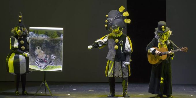 Ein Schnitzelbank an der Basler Fasnacht. basler fasnacht schnitzelbänke