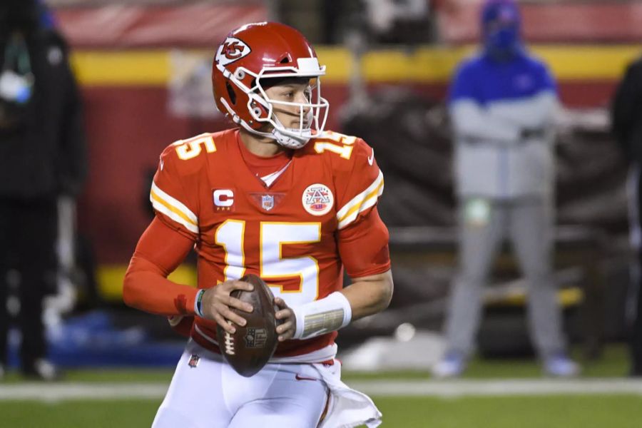 Patrick Mahomes kann den zweiten Super Bowl in Folge gewinnen mit seinen Kansas City Chiefs.