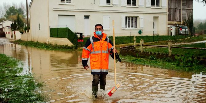 Hochwasser in Frankreich