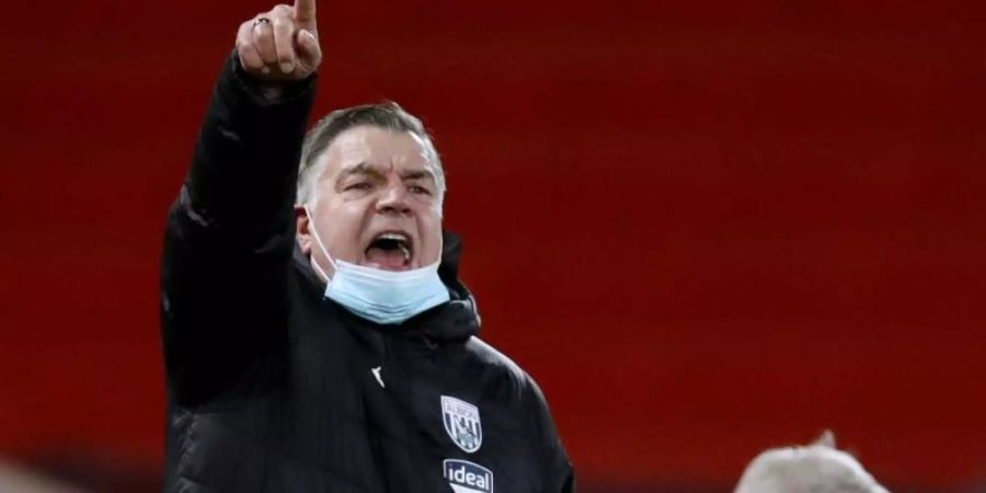 Spricht sich für eine Saisonunterbrechung der Premier League aus: Bromwich-Coach Sam Allardyce. Foto: Clive Brunskill/PA Wire/dpa